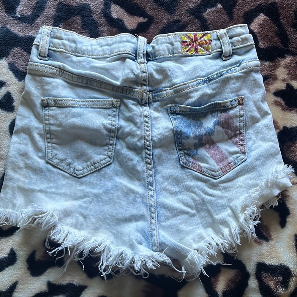 Machine Jean Shorts - Picture 2 of 3